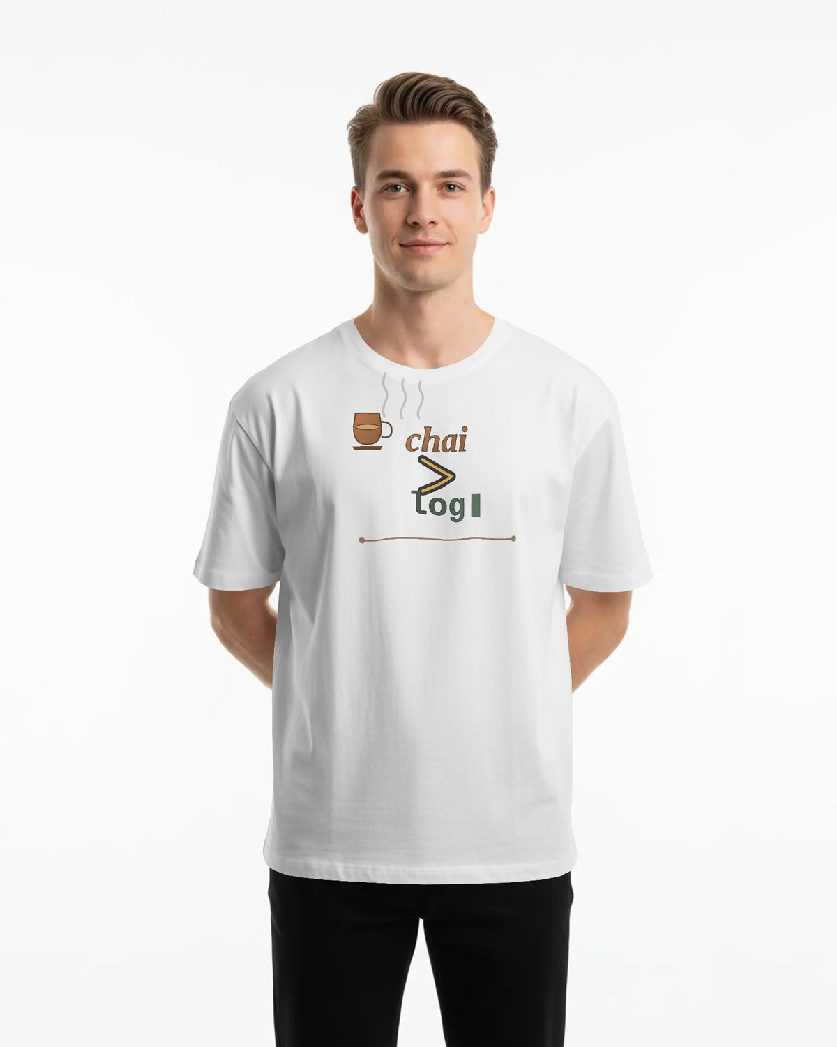 Amma Pyaar Chai Lover Unisex V-Neck T-Shirt